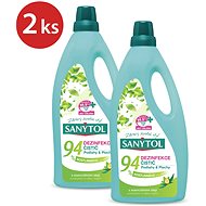 SANYTOL disinfectant 94% vegetable origin floor and surface 2×1 l - Disinfectant