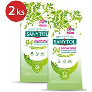 SANYTOL disinfection 94% vegetable wipes 2×36 pcs - Cleaning Wipes
