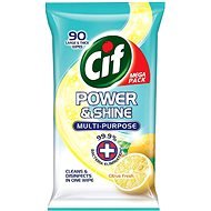 CIF Power & Shine Citrus Fresh 90 db - Tisztítókendő