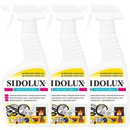 SIDOLUX Professional ráégett foltokra és kandallóüvegre, 3×500 ml - Tisztítószer