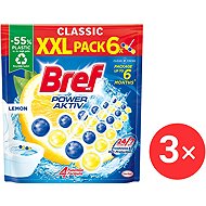 BREF Power Aktiv Lemon 6×50 g - Toilet Block
