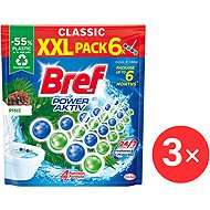 BREF Power Aktiv Pine 6×50 g - Toilet Block
