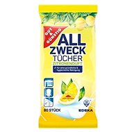 GUT UND GÜNSTIG Feuchte Allzwecktücher Lemon 80 pcs - Cleaning Wipes