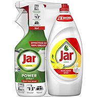 JAR Power Spray 3in1 Lemon 0,5 l + JAR Lemon 0,9 l - Dish Soap