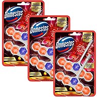 DOMESTOS Triopack Aroma Lux Dahlia Wish with concentrated essential oils 2 × 50 g - Toilet Block