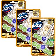 DOMESTOS Triopack Aroma Lux White Rose Dream with concentrated essential oils 2 × 50 g - Toilet Block