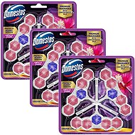 DOMESTOS Triopack Aroma Lux Hibiscus Charm 3 × 50 g - Toilet Block
