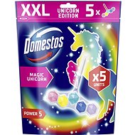 DOMESTOS Power 5 Magic Unicorn 5 × 50 g - Toilet Block