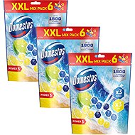 DOMESTOS Triopack Power 5 Lime / Ocean 6 × 50 g - Toilet Block