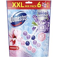 DOMESTOS Power 5 Magnolia / Lavender 6 × 50 g - Toilet Block