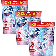 DOMESTOS Triopack Power 5 Magnolia / Lavender 6 × 50 g - Toilet Block