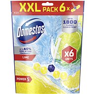 DOMESTOS Power5 refreshing toilet block Lime 6 × 50 g - Toilet Block