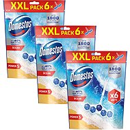DOMESTOS Triopack Power 5 Ocean 6 × 50 g - Toilet Block