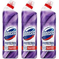 DOMESTOS Triopack Protection Sea Breeze & Lavender 700 ml - Toilet Cleaner