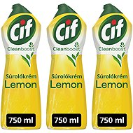 CIF Triopack Cleanboost Lemon 750 ml - Liquid Sand