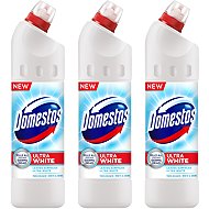 DOMESTOS Triopack Extended Power White & Shine 750 ml - Toilet Cleaner