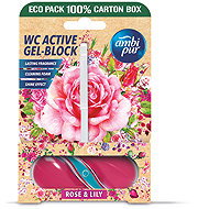 AMBI PUR WC Active gel-block rose & lily 45 g - Toilet Block