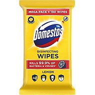 DOMESTOS Lemon 100 pcs - Cleaning Wipes