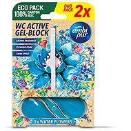 AMBI PUR WC Active gel-block water flowers 2×45 g - Toilet Block