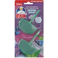 DUCK Aqua Turquoise 4in1 Virtual Violet Duopack 2 × 38,6 g - Toilet Block