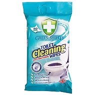 GREEN SHIELD Toilet Anti-Bacterial 40 pcs - Cleaning Wipes