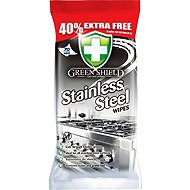 GREEN SHIELD Stainless for stainless steel surfaces 70 pcs - Cleaning Wipes