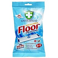 GREEN SHIELD Antibacterial Floor Surface 24 pcs - Cleaning Wipes