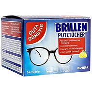 GUT & GÜNSTIG Glasses Wipes Lemon 54 pcs - Cleaning Wipes