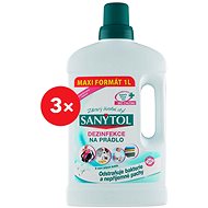 SANYTOL Laundry disinfectant 3× 1 l - Laundry Sanitiser