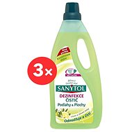 SANYTOL Disinfection universal cleaner Citrus 3 × 1 l - Cleaning Agent