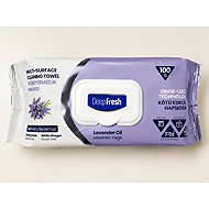 DEEP FRESH all-purpose household cleaning wipes with a lavender scent, 100 pieces - Cleaning Wipes