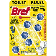 BREF Lemon Juicy Citrus 3× 50g - Toilet Block