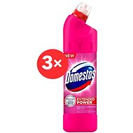 DOMESTOS Extended Pink 3 x 750ml - Drain Cleaner