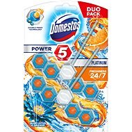 DOMESTOS Power 5 Blue Lotus & Orange 2× 55 g - WC golyó