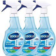 SIDOLUX Window Nano Code Arctic 3×500 ml - Window Cleaner