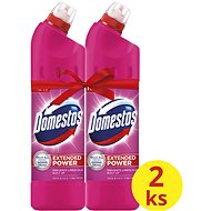 DOMESTOS Extended Power, Pink, 2×750ml - Toilet Cleaner