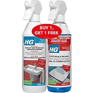 HG extra strong foam descaler + glass and mirror 2×500 ml - Limescale Remover