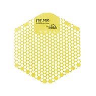 FREPRO Wave urinal strainer, citrus scent, yellow - Urinal Freshener