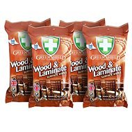 GREEN SHIELD for wood and laminates 4 × 50 pcs - Wet Wipes