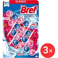BREF Power Aktiv Flower 4×50 g - Toilet Block
