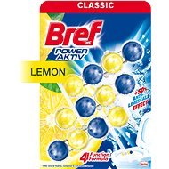 BREF Power Aktiv Lemon 3× 50 g - WC blok