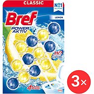 BREF Power Aktiv Lemon 3 x 50 g - Toilet Block