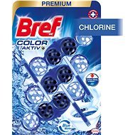 BREF Color Aktiv Chlorine 3 x 50 g - Toilet Cleaner