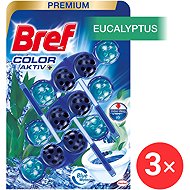 BREF colour Aktiv Eucalyptus 3 x 50 g - Toilet Block