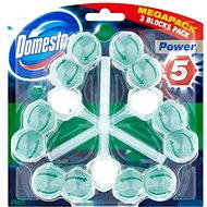 DOMESTOS Power 5 Pine Toilet Blocks 3 x 55g - Toilet Block