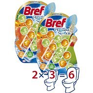BREF Perfume Switch Peach-Red Apple 6x50g - Toilet Cleaner