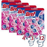 BREF Power Active Fresh Flower 12 × 50 g - Toilet Block