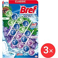 BREF Power Aktiv Pine & Lavender 4×50 g - Toilet Block
