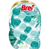 BREF Brilliant Gel All in 1 Alpine Lake 3× 42 g - Toilet Cleaner