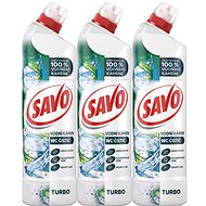 SAVO Turbo limescale toilet gel 3×700 ml - Toilet Cleaner